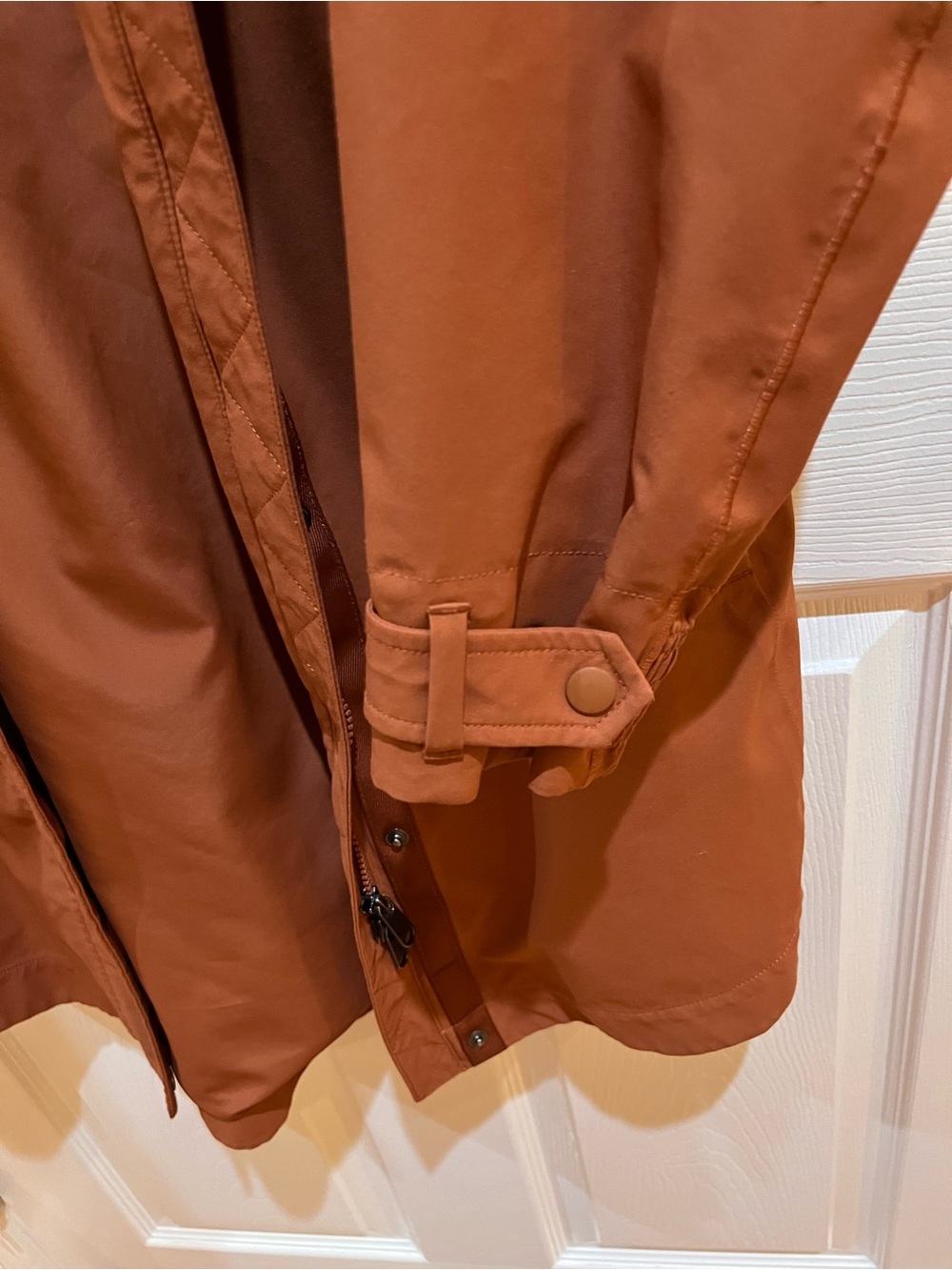 Athleta RainOut Sutro Long Trench - Sequoia Brown - Picture 4 of 5
